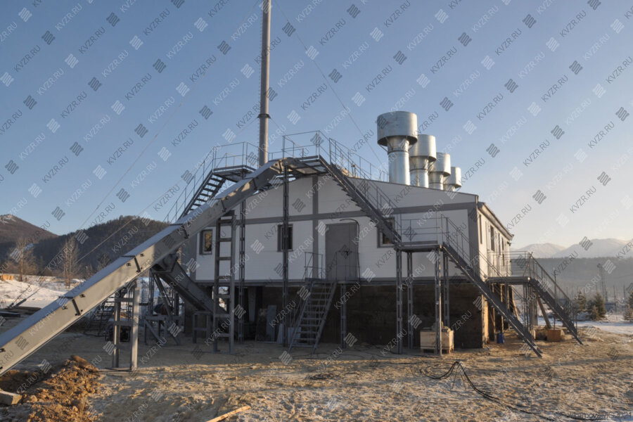 Автоматизированная модульная котельная на твердом топливе