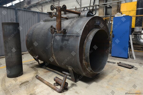 Газовый парогенератор 2500 кг в час 130 С изготовление